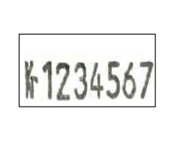 Prisetikett til Avery Dennison 1131 prismaskin Hvit (1131-01)